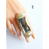 Brutalist Black Ring